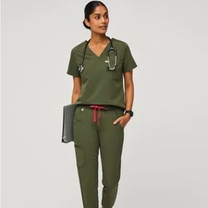 Figs Dark Olive Scrubs